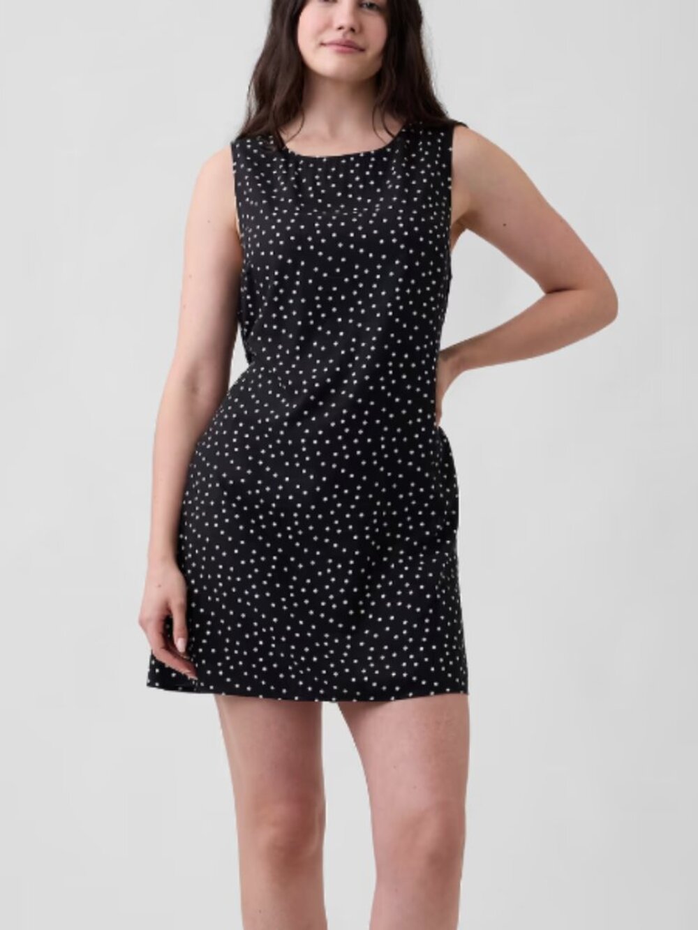 GAP Factory Print Sleeveless Mini Dress